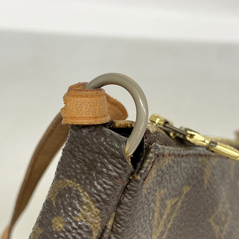 【6ib2021】ルイヴィトン ポーチ モノグラム ポシェットアクセソワール M51980 ブラウン【中古】レディース
