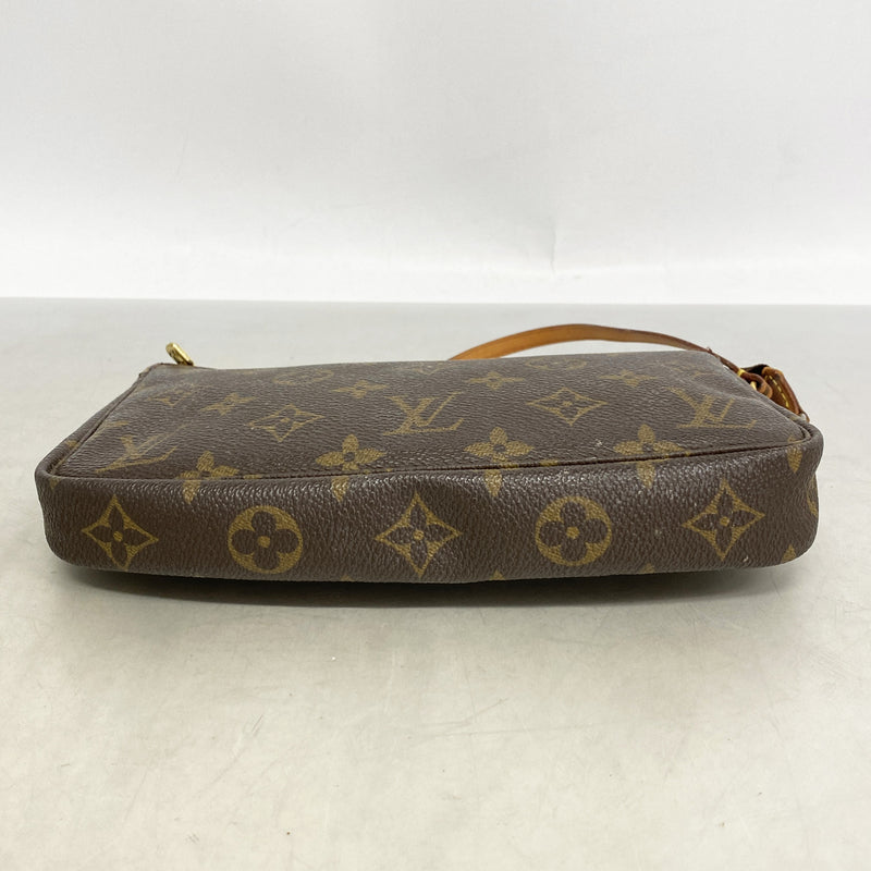 【6ib2021】ルイヴィトン ポーチ モノグラム ポシェットアクセソワール M51980 ブラウン【中古】レディース