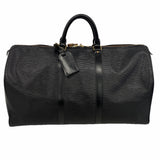 【6ib2029】ルイヴィトン ボストンバッグ エピ キーポル50 M42962 ノワール【中古】メンズ レディース ユニセックス
