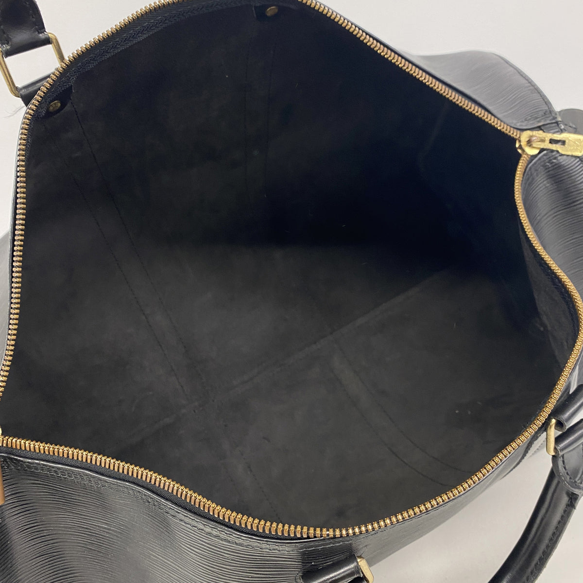 【6ib2029】ルイヴィトン ボストンバッグ エピ キーポル50 M42962 ノワール【中古】メンズ レディース ユニセックス
