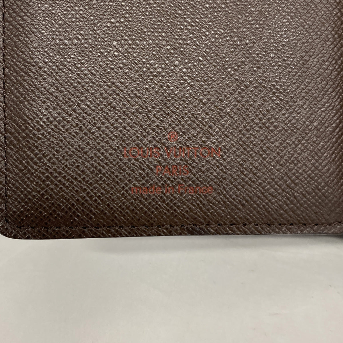 【6ib2036】ルイヴィトン 三つ折り財布 ダミエ ポルトフォイユジョイ N60034 エベヌ【中古】レディース