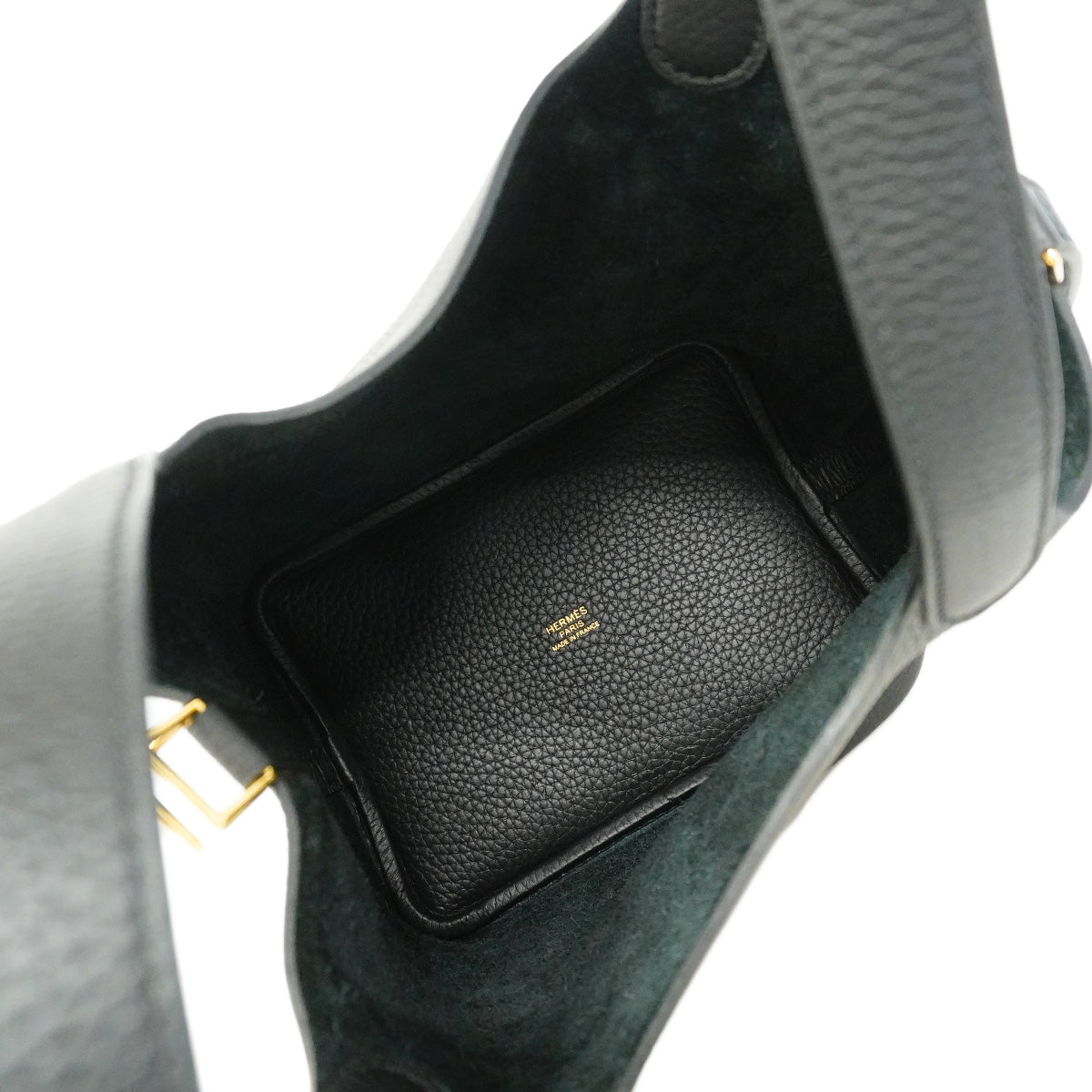 【6ib2039】エルメス ハンドバッグ ピコタンロックPM トリヨンクレマンス ブラック ゴールド金具 K刻印【中古】レディース