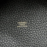 【6ib2039】エルメス ハンドバッグ ピコタンロックPM トリヨンクレマンス ブラック ゴールド金具 K刻印【中古】レディース