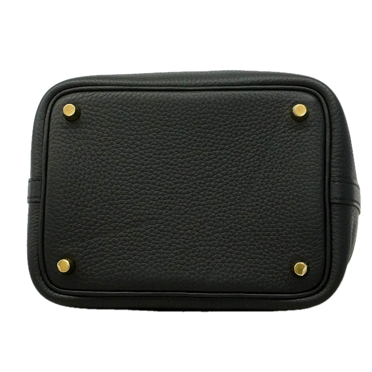 【6ib2039】エルメス ハンドバッグ ピコタンロックPM トリヨンクレマンス ブラック ゴールド金具 K刻印【中古】レディース