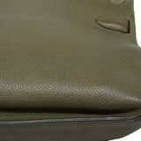 【6ib2042】エルメス ショルダーバッグ ジプシエール34 トリヨンクレマンス カノピ シルバー金具 □O刻印【中古】レディース