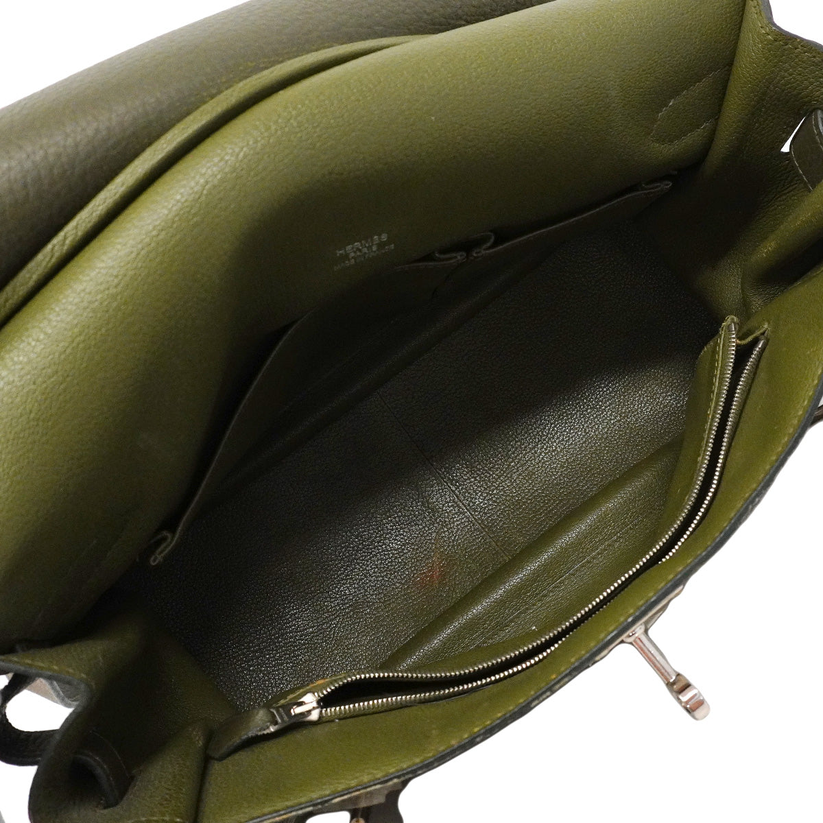 【6ib2042】エルメス ショルダーバッグ ジプシエール34 トリヨンクレマンス カノピ シルバー金具 □O刻印【中古】レディース