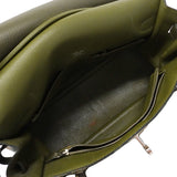 【6ib2042】エルメス ショルダーバッグ ジプシエール34 トリヨンクレマンス カノピ シルバー金具 □O刻印【中古】レディース