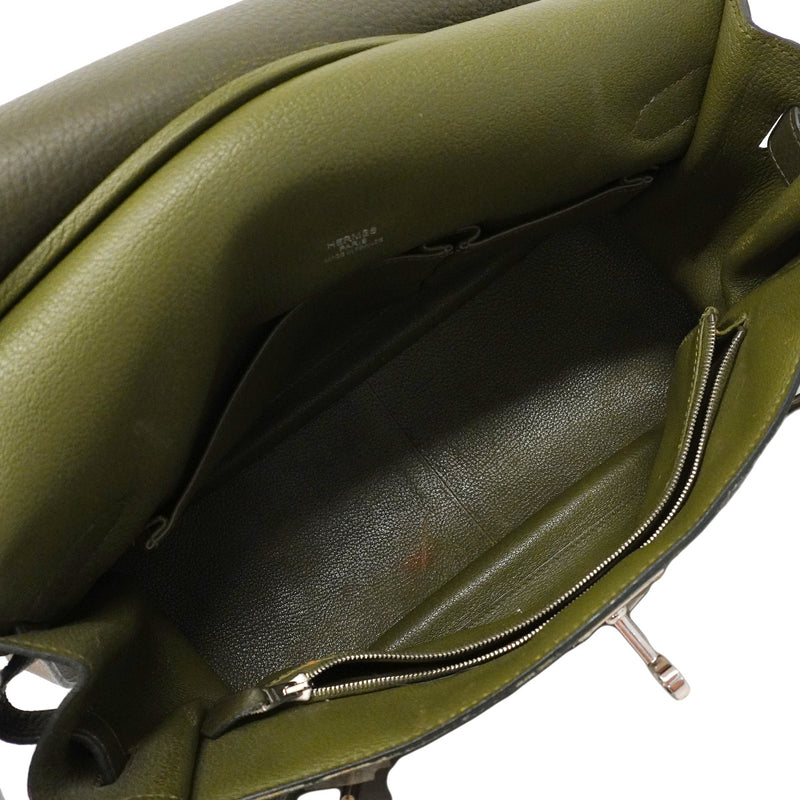 【6ib2042】エルメス ショルダーバッグ ジプシエール34 トリヨンクレマンス カノピ シルバー金具 □O刻印【中古】レディース