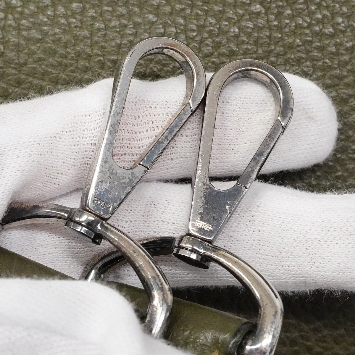 【6ib2042】エルメス ショルダーバッグ ジプシエール34 トリヨンクレマンス カノピ シルバー金具 □O刻印【中古】レディース