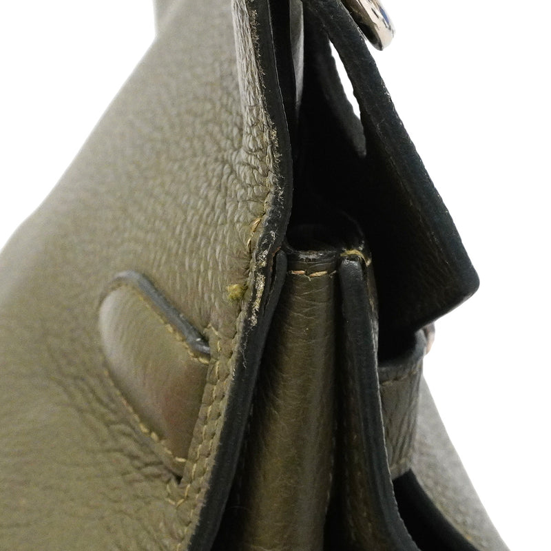 【6ib2042】エルメス ショルダーバッグ ジプシエール34 トリヨンクレマンス カノピ シルバー金具 □O刻印【中古】レディース