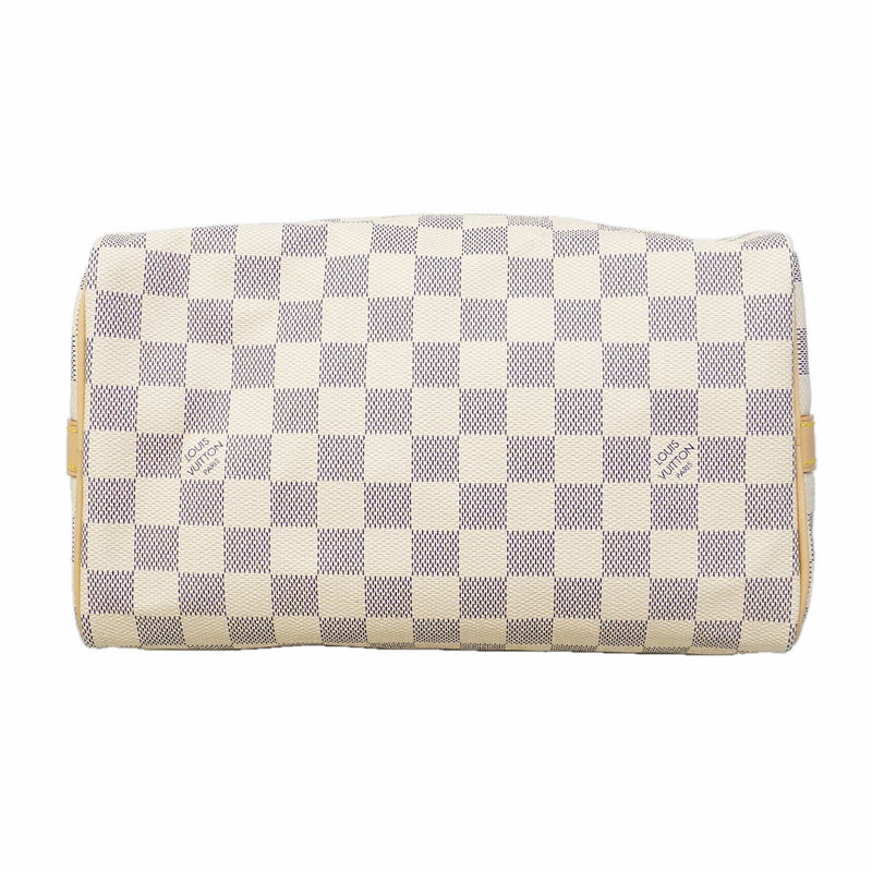 【6ib2048】ルイヴィトン ハンドバッグ ダミエ・アズール スピーディバンドリエール25 N40608 ホワイト 2wayバッグ【中古】レディース