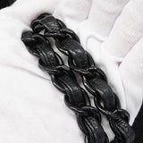 【6ib2051】シャネル チェーントート マトラッセ キャビアスキン ブラック【中古】レディース