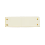 【6ib2057-g】エルメス ハンドバッグ ミニケリー2 シェブルミゾル ナタ/ライム ゴールド金具 W刻印 SPO【中古】レディース