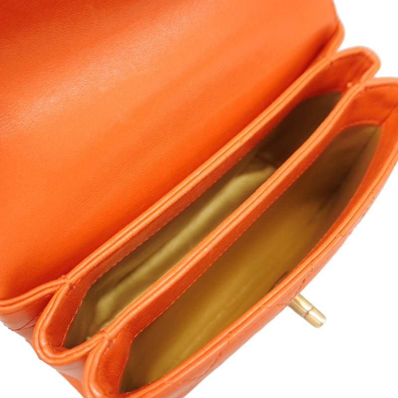 【6ib2065】シャネル ハンドバッグ マトラッセ チェーンショルダー トレンディCC ラムスキン レッド ゴールド金具 2wayバッグ【中古】レディース