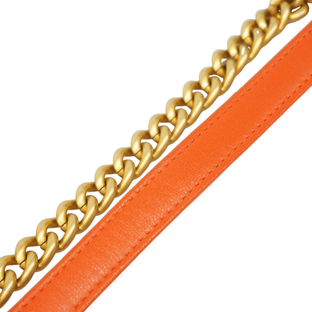 【6ib2065】シャネル ハンドバッグ マトラッセ チェーンショルダー トレンディCC ラムスキン レッド ゴールド金具 2wayバッグ【中古】レディース