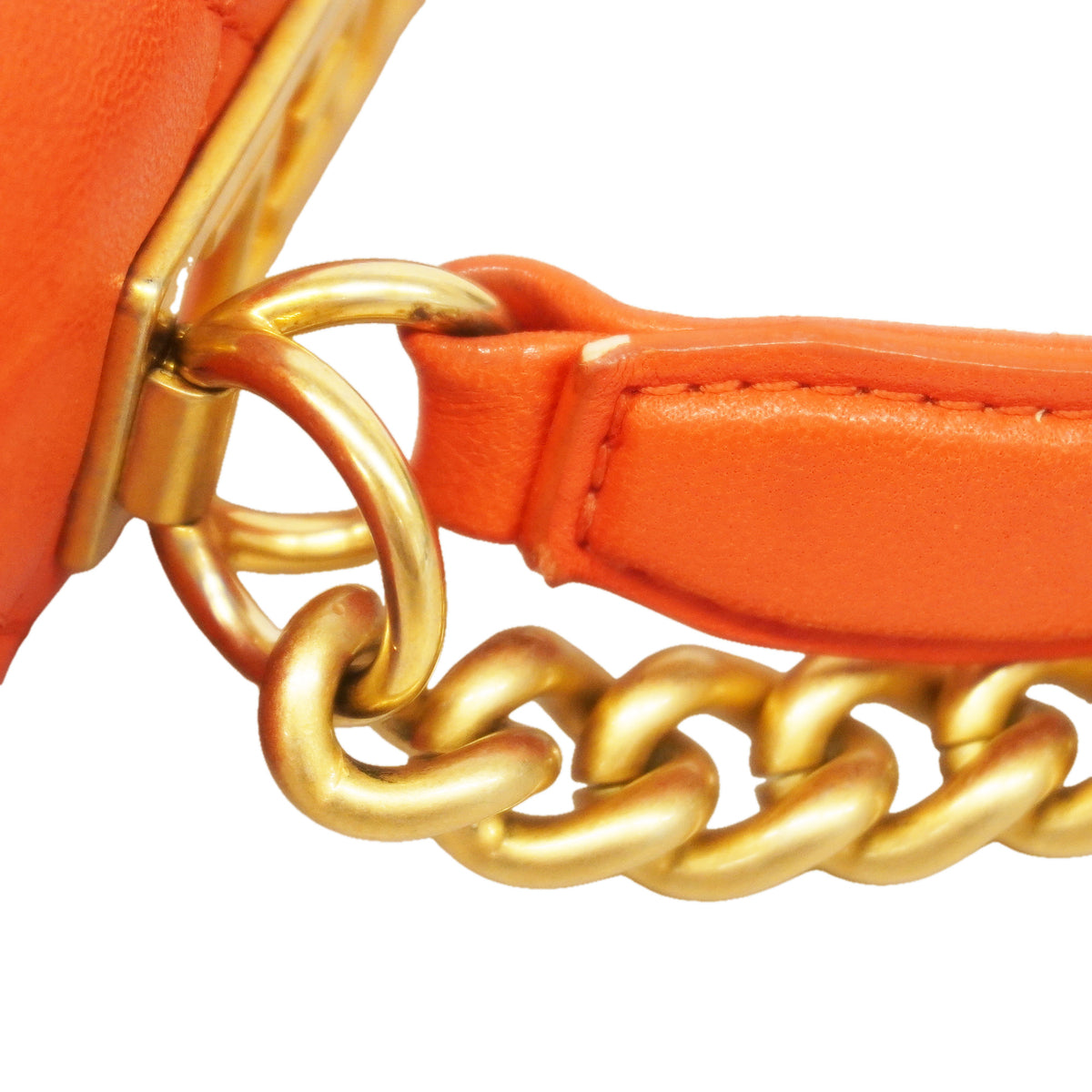 【6ib2065】シャネル ハンドバッグ マトラッセ チェーンショルダー トレンディCC ラムスキン レッド ゴールド金具 2wayバッグ【中古】レディース