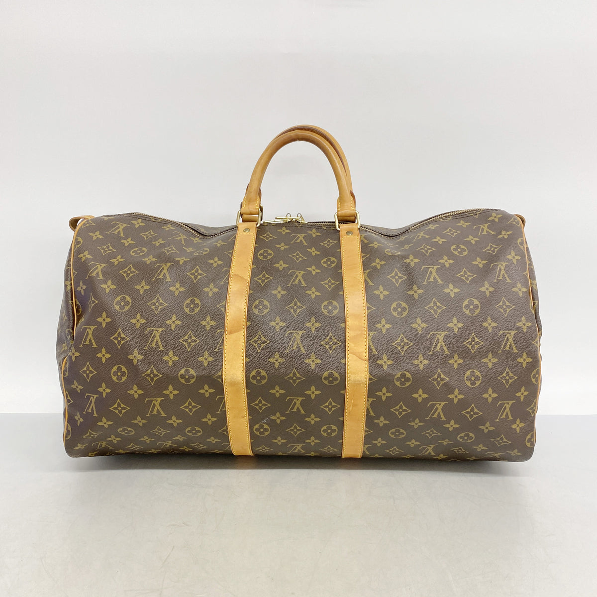 【6ib2071】ルイヴィトン ボストンバッグ モノグラム キーポル55 M41424 ブラウン【中古】メンズ レディース ユニセックス