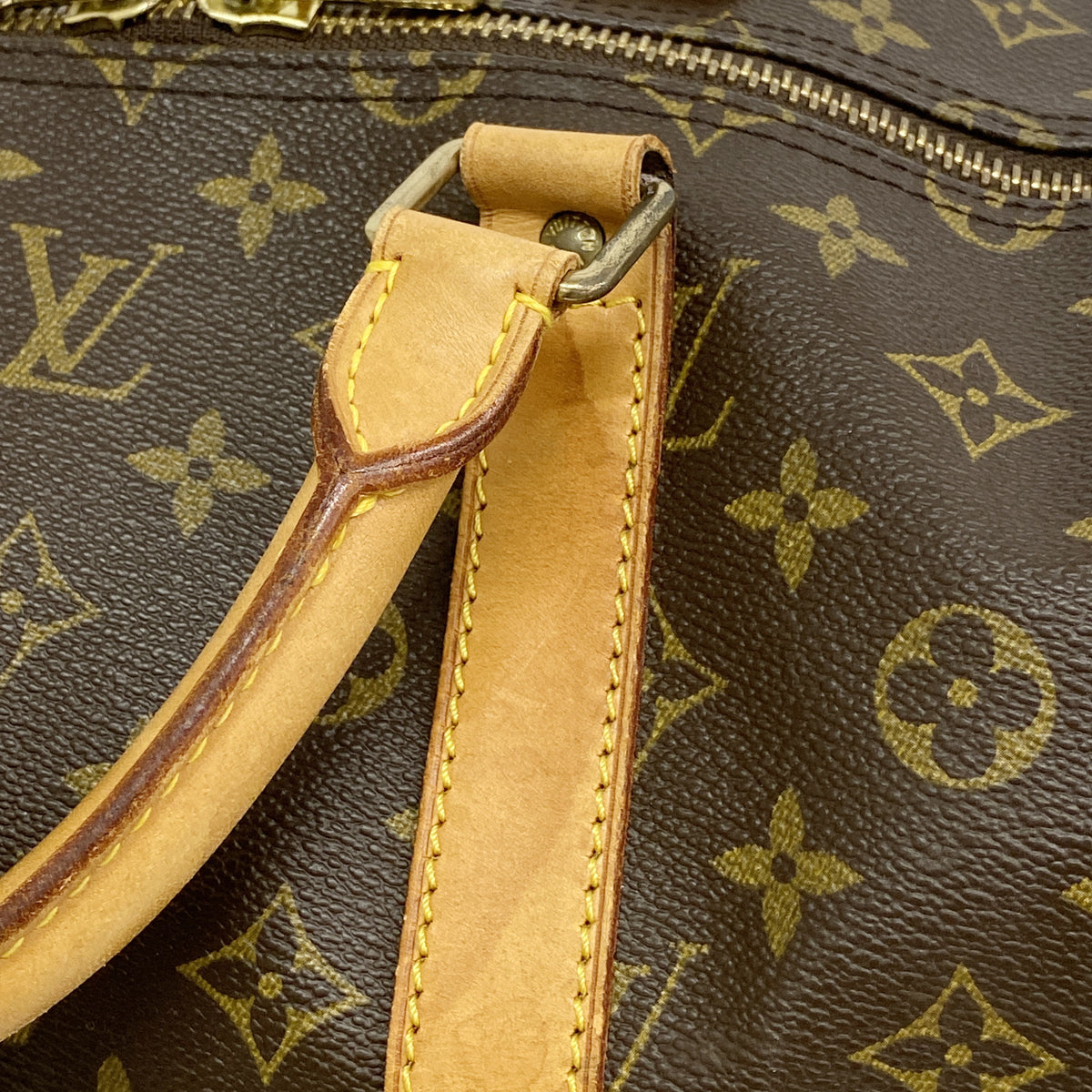 【6ib2071】ルイヴィトン ボストンバッグ モノグラム キーポル55 M41424 ブラウン【中古】メンズ レディース ユニセックス