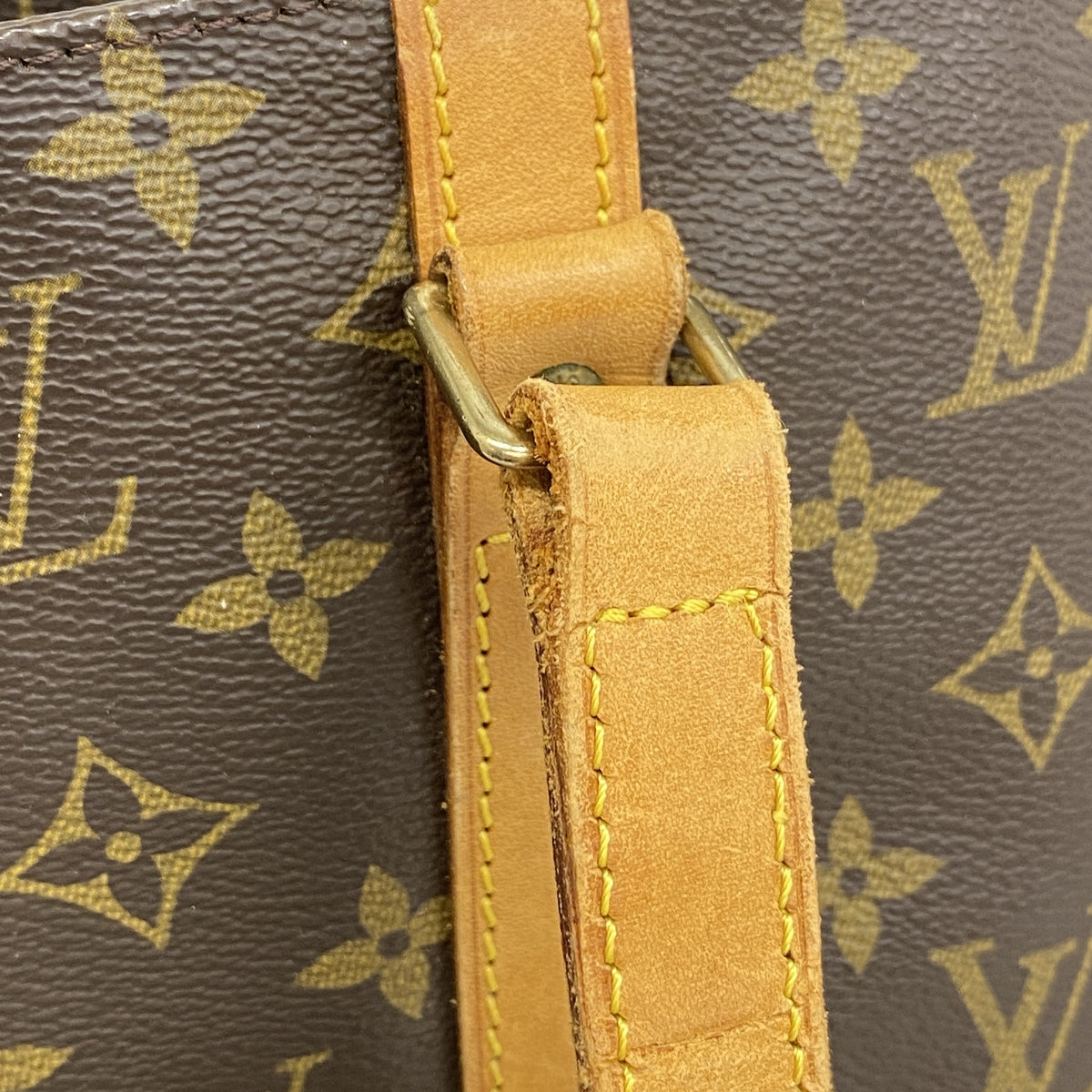 【6ib2072】ルイヴィトン トートバッグ モノグラム サックショッピング M51109 ブラウン【中古】レディース