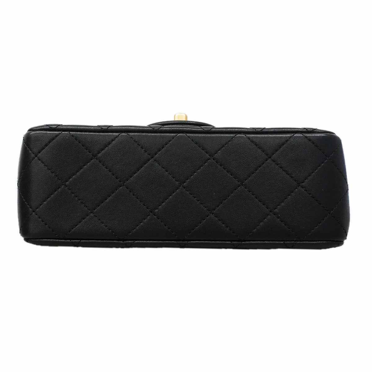 【6ib2092】シャネル ショルダーバッグ マトラッセ チェーンショルダー ラムスキン ブラック シャンパンゴールド金具【中古】レディース