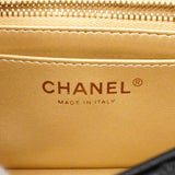 【6ib2092】シャネル ショルダーバッグ マトラッセ チェーンショルダー ラムスキン ブラック シャンパンゴールド金具【中古】レディース