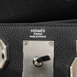 【6ib2093】エルメス ショルダーバッグ ケリーアッカドPM トゴ ブラック シルバー金具 W刻印【中古】レディース