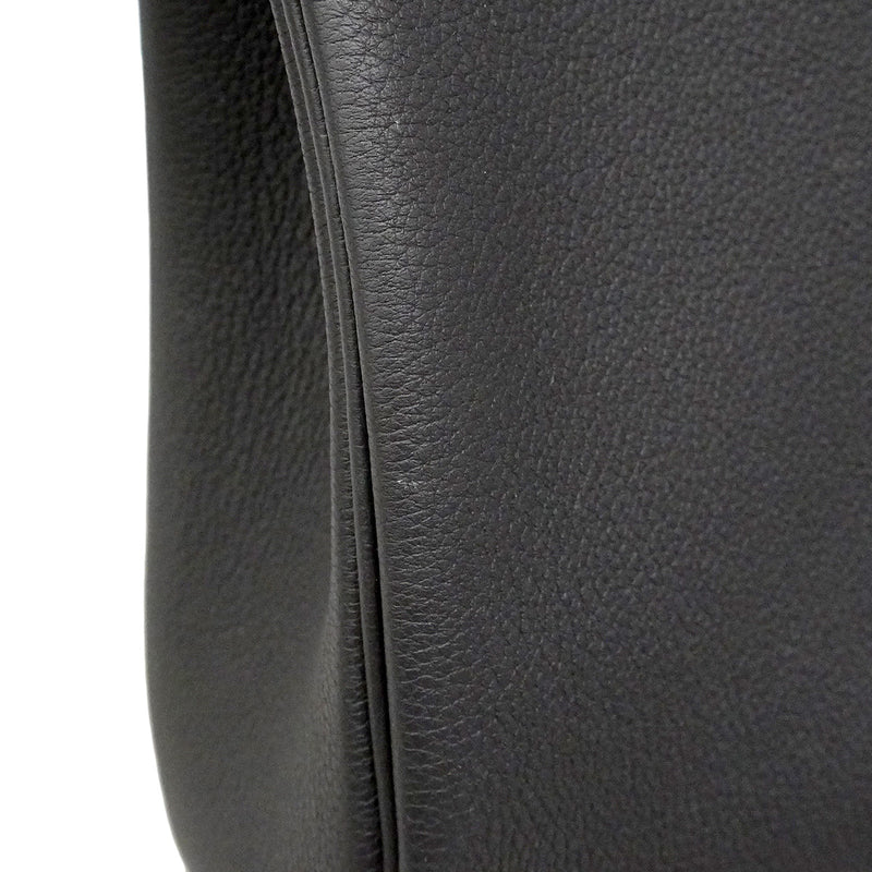 【6ib2093】エルメス ショルダーバッグ ケリーアッカドPM トゴ ブラック シルバー金具 W刻印【中古】レディース