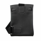 【6ib2093】エルメス ショルダーバッグ ケリーアッカドPM トゴ ブラック シルバー金具 W刻印【中古】レディース