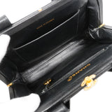 【6ib2096】シャネル ハンドバッグ マトラッセ キャビアスキン ブラック ゴールド金具【中古】レディース