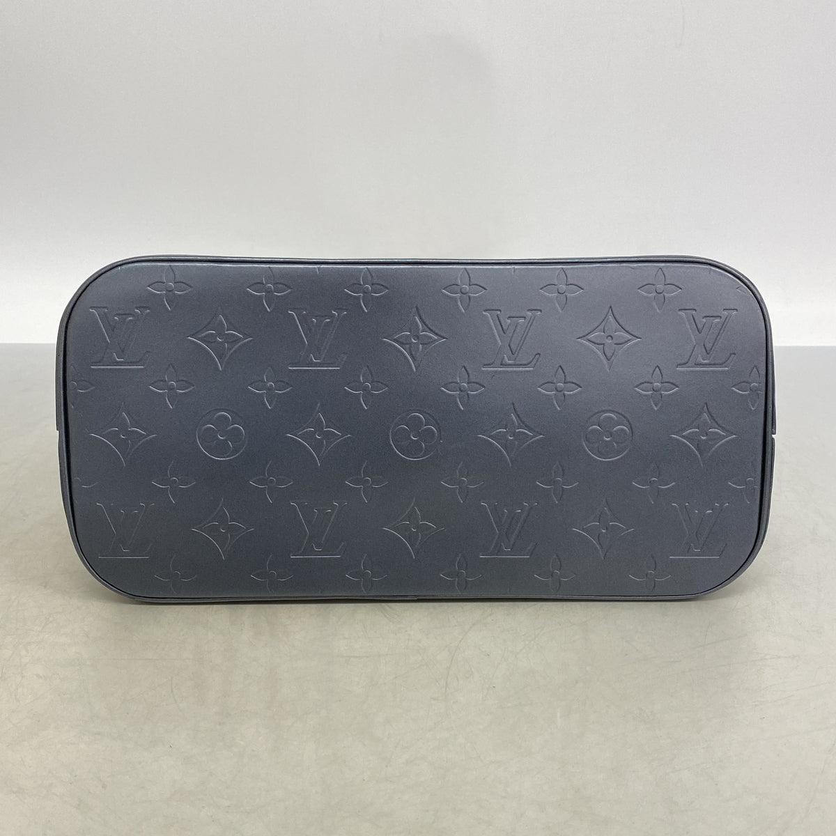 【6ib2099】ルイヴィトン トートバッグ モノグラム・マット ストックトン M55115 ブルー【中古】レディース
