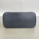 【6ib2099】ルイヴィトン トートバッグ モノグラム・マット ストックトン M55115 ブルー【中古】レディース