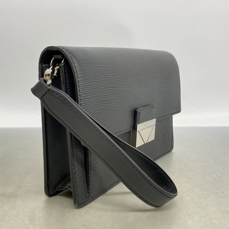 【6ib2100】ルイヴィトン クラッチバッグ エピ ポシェットテムズ M42742 ノワール【中古】メンズ