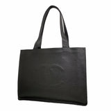 【6ib2106】シャネル トートバッグ キャビアスキン ブラック ゴールド金具【中古】レディース