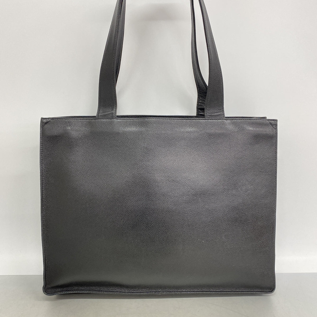 【6ib2106】シャネル トートバッグ キャビアスキン ブラック ゴールド金具【中古】レディース