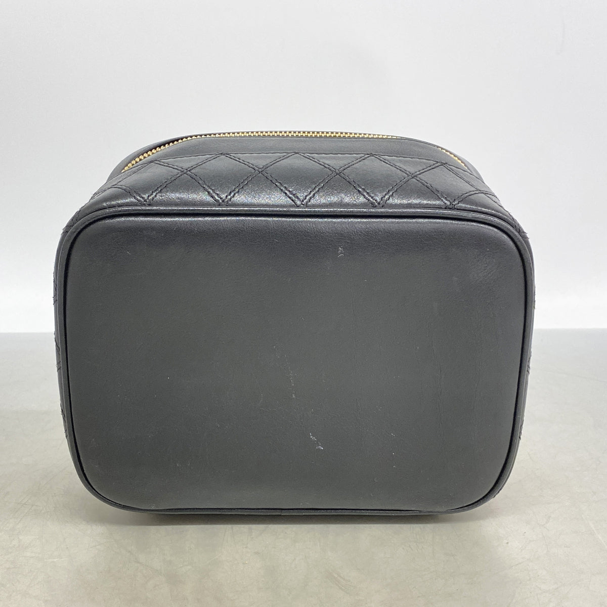 【6ib2107】シャネル バニティバッグ ビコローレ ラムスキン ブラック ゴールド金具【中古】レディース
