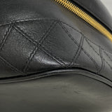 【6ib2107】シャネル バニティバッグ ビコローレ ラムスキン ブラック ゴールド金具【中古】レディース