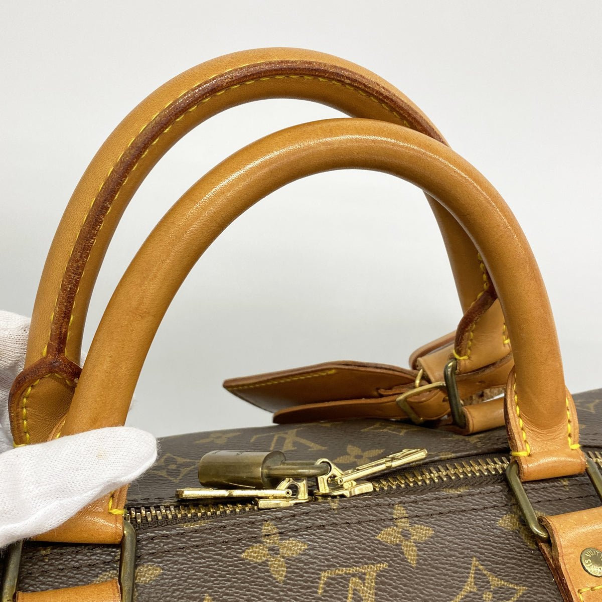 【6ib2108】ルイヴィトン ボストンバッグ モノグラム キーポルバンドリエール60 M41412 ブラウン【中古】メンズ レディース ユニセックス