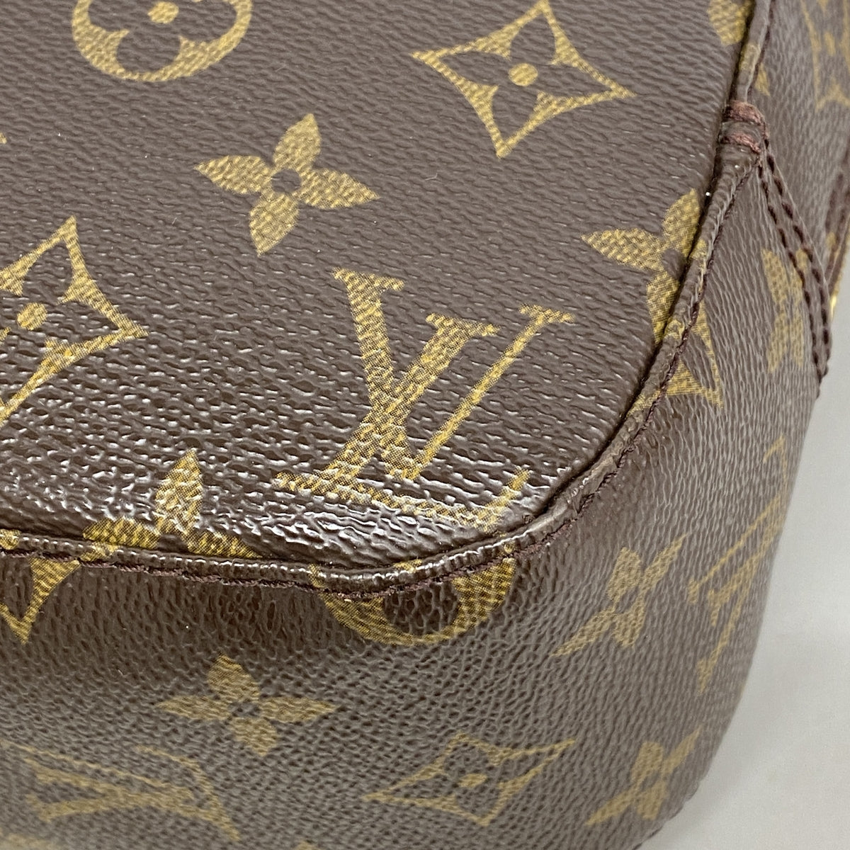 【6ib2110】ルイヴィトン ハンドバッグ モノグラム スポンティーニ M47500 ブラウン 2wayバッグ【中古】レディース
