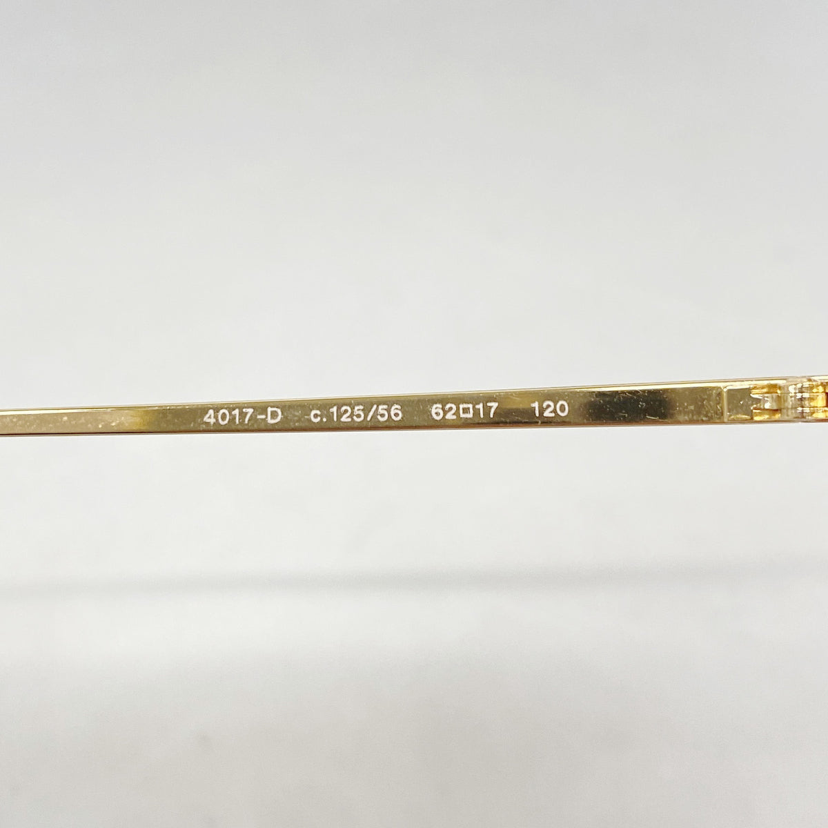 【6ib2123】シャネル サングラス 4017-D プラスチック ブラウン ゴールド金具【中古】レディース