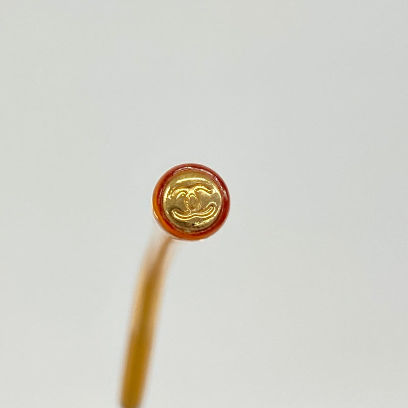 【6ib2123】シャネル サングラス 4017-D プラスチック ブラウン ゴールド金具【中古】レディース