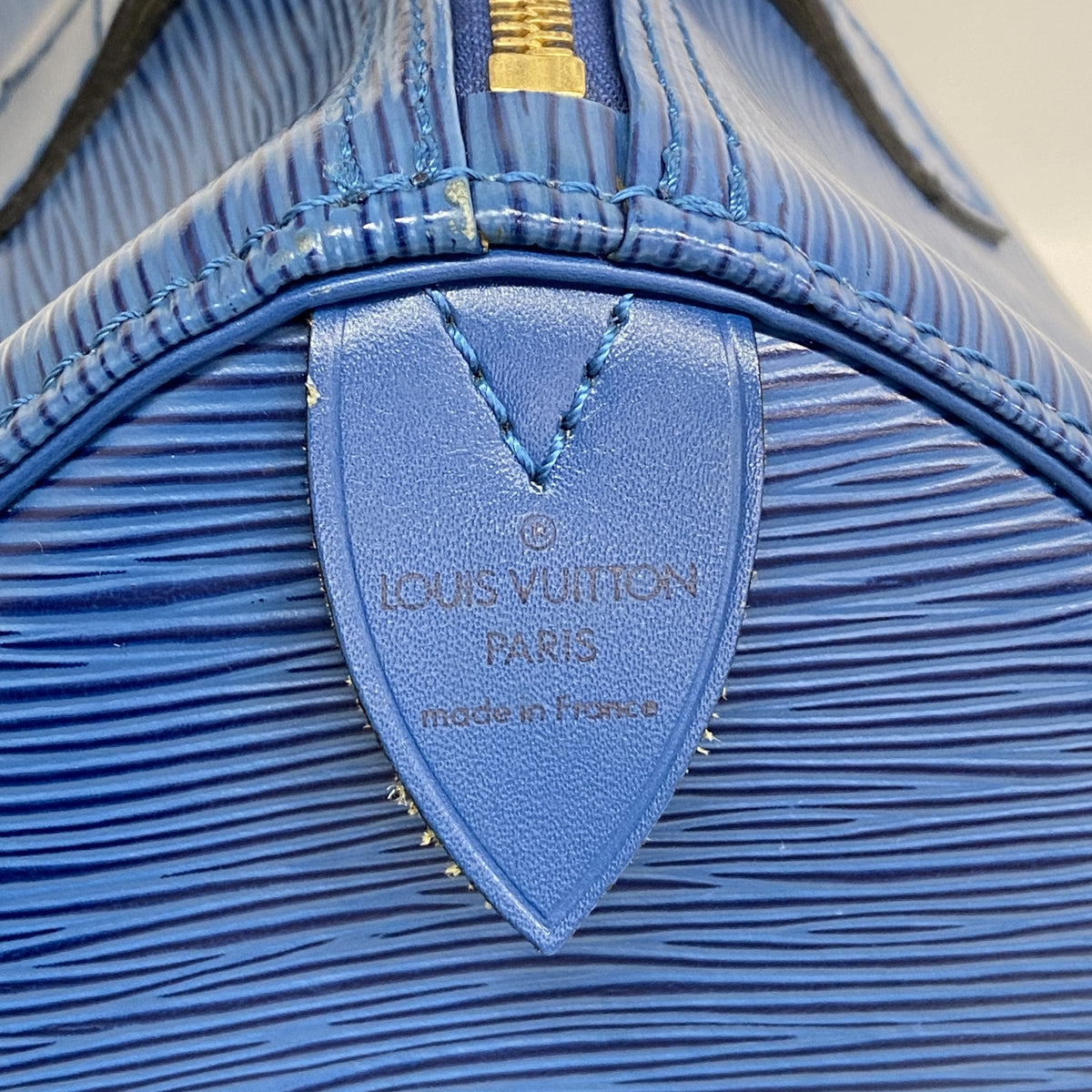 【6ib2127】ルイヴィトン ハンドバッグ エピ スピーディ30 M43005 トレドブルー【中古】レディース