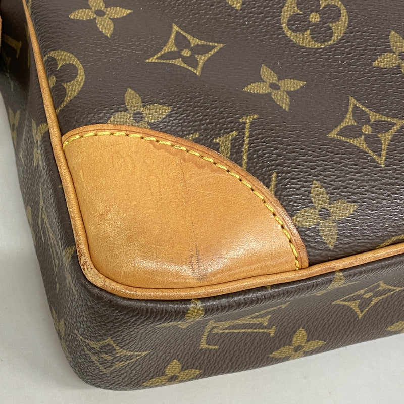 【6ib2129】ルイヴィトン ブリーフケース モノグラム ポルトドキュマンヴォワヤージュ M53361 ブラウン【中古】メンズ