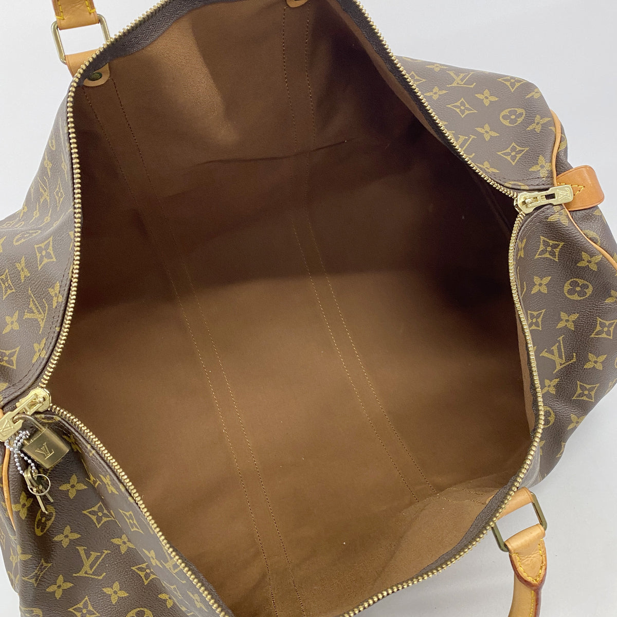 【6ib2134】ルイヴィトン ボストンバッグ モノグラム キーポル60 M41422 ブラウン【中古】メンズ レディース ユニセックス