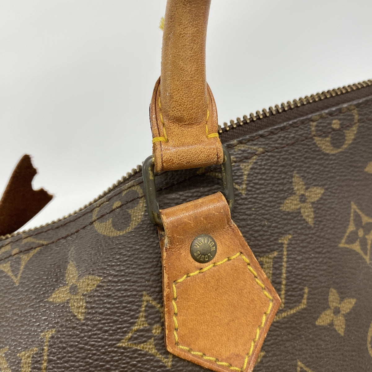 【6ib2135】ルイヴィトン ハンドバッグ モノグラム スピーディ35 M41107 ブラウン【中古】レディース