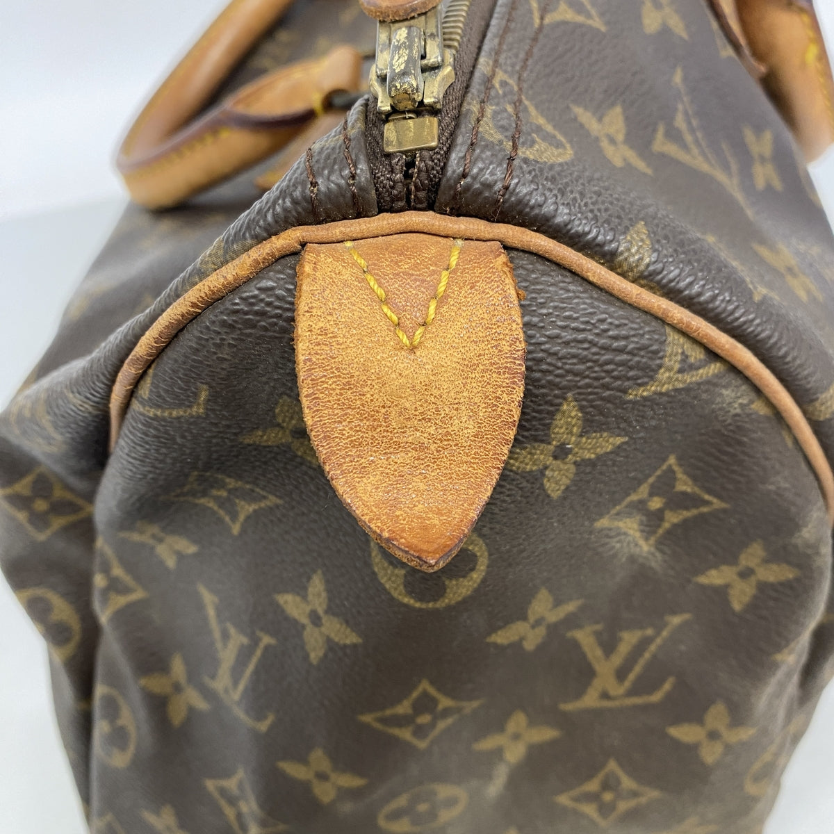 【6ib2135】ルイヴィトン ハンドバッグ モノグラム スピーディ35 M41107 ブラウン【中古】レディース