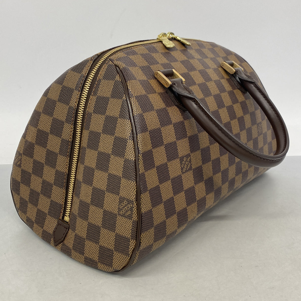 【6ib2138】ルイヴィトン ハンドバッグ ダミエ リベラMM N41434 エベヌ【中古】レディース