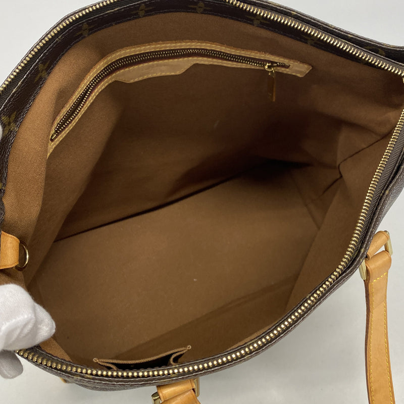 【6ib2139】ルイヴィトン トートバッグ モノグラム カバメゾ M51171 ブラウン【中古】レディース