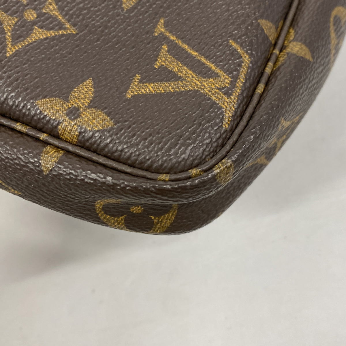 【6ib2141】ルイヴィトン ポーチ モノグラム ポシェットアクセソワール M51980 ブラウン【中古】レディース