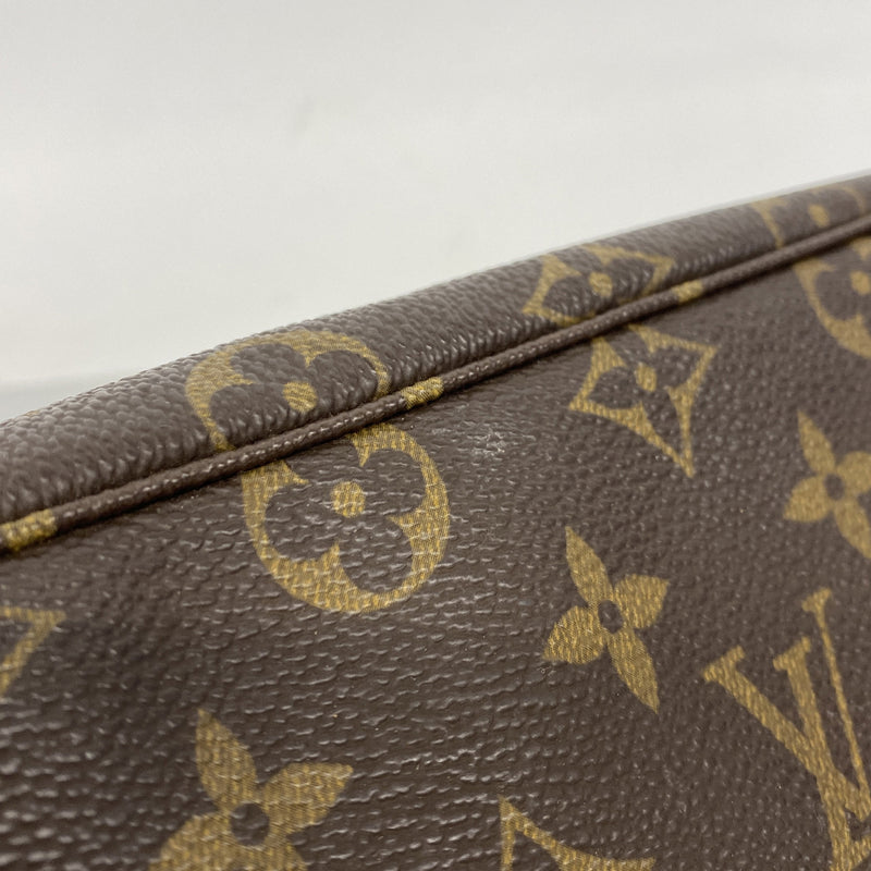 【6ib2142】ルイヴィトン ポーチ モノグラム トゥルーストワレット28 M47522 ブラウン【中古】レディース