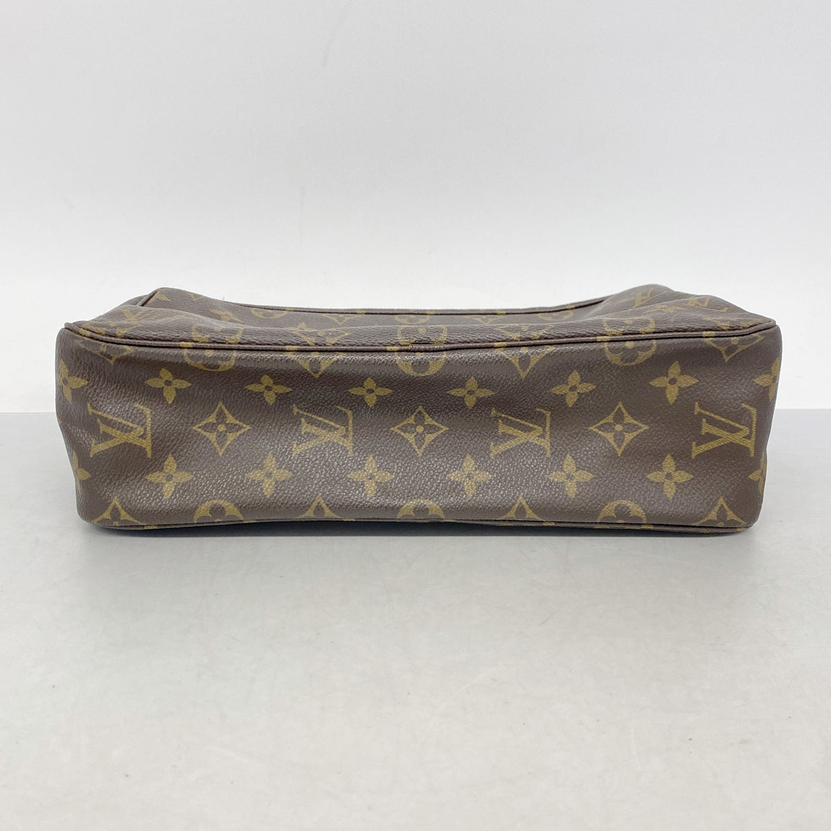 【6ib2142】ルイヴィトン ポーチ モノグラム トゥルーストワレット28 M47522 ブラウン【中古】レディース